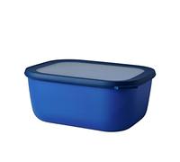 Mepal - Bol Multifonction Rectangulaire - Boîte Conservation Alimentaire avec Couvercle - Convient comme Boîte de Hermétique pour le Réfrigérateur, Micro-ondes & Congélateur - 3000 ml - Vivid blue