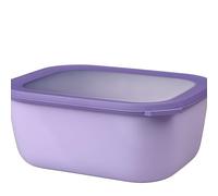 Mepal - Bol multi-usage rectangulaire Cirqula - Nordic lilac - capacité 3000 ml - couvercle amovible - incassable - étanche - stockage au congélateur, stockage à froid - passe au lave-vaisselle
