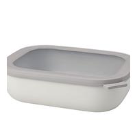 Mepal - Bol Multifonction Rectangulaire - Boîte Conservation Alimentaire avec Couvercle - Convient comme Boîte de Hermétique pour le Réfrigérateur, Micro-ondes & Congélateur - 2000 ml - Nordic white