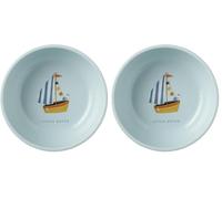 Mepal - Bol pour bébé Mio - Vaisselle pour bébé - Convient comme bol à porridge, bol à yaourt et bol à soupe - Passe au micro-ondes et au lave-vaisselle - 300 ml - Sailors bay (Lot de 2)