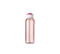 Mepal - Bouteille Flip-Up Campus - Gourde Étanche pour L'école et les Déplacements - Bouteille Transparente - Réutilisable - Sans BPA et Lavable au Lave-vaisselle - 500 ml - Pink