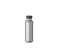 Mepal - Bouteille Isotherme Ellipse - Bouteille Isotherme à Double Paroi - Bouteille à Boire en Déplacement - 12 Heures Chaudes et 24 Heures Froides - Acier Inoxydable - 500 ML - Natural Brushed