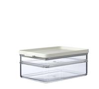 Mepal - Conteneur à Petit-déjeuner Duo Omnia - Boîte Conservation 2 Couches pour Conserver Produits Alimentaires - Boîtes Empilables pour Organisation de la Cuisine - 500 ml et 1200 ml - Nordic white