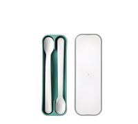 MEPAL Cuillère à nourriture mio deep turquoise lot de 2