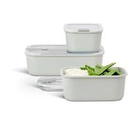 Mepal Easyclip Boîtes de Conservation Set Nordique Blanc 2x700ml Plus 1x1500ml