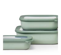 Rosti Mepal – Set de 3 bols rectangulaires Cirqula Nordic Sage 500/1000/2000 ml