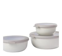 Mepal – Ensemble de 3 bols multifonctions Cirqula Rond, 350/750/1250 ml – Nordic White
