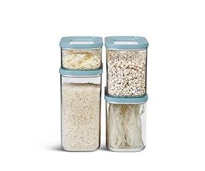 Mepal - Ensemble de 4 Boîte Conservation Alimentaire Modula - Boîte Cuisine avec Couvercle - Rangement Cuisine - Empilable & Hermétiques - 2 x 1000 ml, 1x 1500 ml & 1 x 425 ml - Nordic Green
