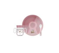 Mepal - Ensemble de vaisselle pour bébé 3 pièces Mio Little Dutch - Comprend une tasse à bec étanche, et une assiette et une cuillère d'entraînement - Va au lave-vaisselle et sans BPA - Fairy Garden