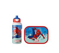 Mepal - Ensemble déjeuner Campus - Spiderman avec gourde pop-up et boîte à déjeuner - Sans BPA - 400 ml + 750 ml