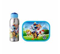Mepal Flip-Up Campus - Kit déjeuner isotherme en acier inoxydable pour enfants - 9 heures chaudes et 12 heures froides - Boîte à goûter Bento avec insert et fourchette - Motif chiots Pat' Patrouille