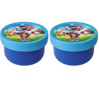 Mepal - Fruitbox Campus - Boîte à gouter pour enfants - Lavable au lave-vaisselle et convient au micro-ondes - Sans BPA - 300 ml - Paw Patrol Pups (Lot de 2)