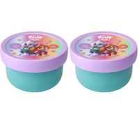 Mepal - Fruitbox Campus - Boîte à gouter pour enfants - Lavable au lave-vaisselle et convient au micro-ondes - Sans BPA - 300 ml - Paw Patrol Girls (Lot de 2)