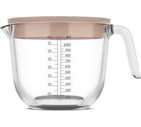 Mepal glas messbecher chef it 1000 ml mit deckel - chalk