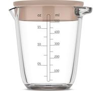 Mepal glas messbecher chef it 500 ml mit deckel - chalk