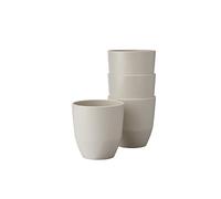 Mepal - Goblet 4 pièces Silueta - Tasse à thé et à café - Lavable au lave-vaisselle et résistant au micro-ondes - Vaisselle - 200 ml - Nordic white