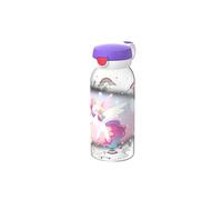 Mepal - Gourde avec bouchon à clapet Campus - Bouchon s'ouvre à une pression - Compatible avec Boissons Gazeuses - Gourde Enfant - Étanche et Lavable au Lave-Vaisselle - 600 ml - Unicorn Glow