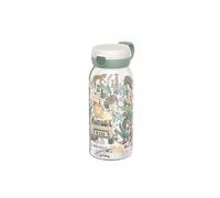 Mepal - Gourde avec couvercle à rabat Campus - Couvercle rebondissant par simple pression d'un bouton - Gourde adaptée aux enfants - Anti-fuite et passe au lave-vaisselle - 600 ml - Safari Friends