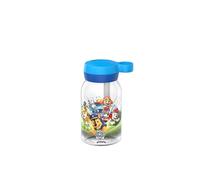 Mepal - Gourde avec paille Campus - Bouchon à Vis avec Poignée - Fermeture Hygiénique - Gourde avec Paille - Étanche et Lavable au Lave-Vaisselle - 450 ml - Paw Patrol Pups