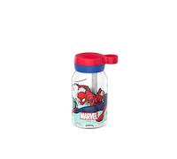 Mepal - Gourde avec paille Campus - Bouchon à Vis avec Poignée - Fermeture Hygiénique - Gourde avec Paille - Étanche et Lavable au Lave-Vaisselle - 450 ml - Spiderman