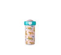 Mepal - Gourde Campus - Gobelet pour Boire - Gourde Étanche pour Enfants - Tasse pour Boire Réutilisable - Sans BPA et Lavable au Lave-Vaisselle - 300 ml - Leopard