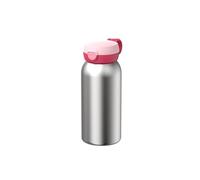 Mepal - Gourde en inox avec bouchon à clapet Campus - Bouchon s'ouvre à une pression - Compatible avec Boissons Gazeuses - Étanche - Lavable au Lave-Vaisselle - 600 ml - Cool pink