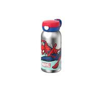 Mepal - Gourde en inox avec bouchon à clapet Campus - Bouchon s'ouvre à une pression - Compatible avec Boissons Gazeuses - Étanche - Lavable au Lave-Vaisselle - 600 ml - Spiderman