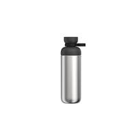 Mepal - Gourde en Inox Vita - 2 Ouvertures pour un Plus Grand Confort de Consommation - Étanche et Lavable au Lave-Vaisselle - Neutre au Goût - Bouteille d'eau en métal - 700 ml - Nordic black