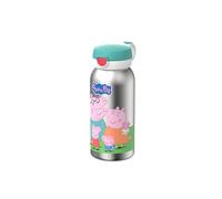Mepal - Gourde isotherme avec bouchon à clapet Campus - Bouchon s'ouvre à une Pression - Garde Boissons à la Bonne Température - Compatible avec Boissons Gazeuses - 500 ml - Peppa Pig