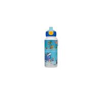Mepal - Gourde Pop-up Campus - Gourde Étanche pour L'école - Gourde Réutilisable pour Enfant - Sans BPA et Lavable au Lave-Vaisselle - 400 ml - Tropical Ocean