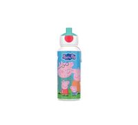 Mepal Gourde pop-up Campus - Bouteille d'eau - Bouteille anti-fuite pour l'école - Réutilisable - Sans BPA et passe au lave-vaisselle - 400 ml - Peppa Pig