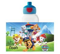 Mepal - Gourde Pop-up Campus Paw Patrol personnalisée - Gourde étanche pour l’école - Bouteille réutilisable pour enfant - Sans BPA, passe au lave-vaisselle - 400 ml - Paw Patrol Pups