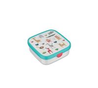 Mepal - Grande Boîte à Déjeuner Campus - Lunch Box Bento pour Enfants - Comprend 2 Boîtes à Bento étanches & Une Fourchette - Boîtes à Bento Vont au Micro-Ondes - 2X 200 + 1250 ML - Animal Friends