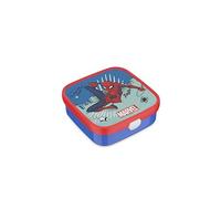 Mepal - Grande Boîte à Déjeuner Campus - Lunch Box Bento pour enfants - Comprend 2 Boîtes à Bento Étanches et une Fourchette - Boîtes à Bento Vont au Micro-Ondes - 2x 200 ml et 1250 ml - Spiderman
