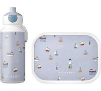 Mepal Kit de goûter Campus Sailors bay gourde et boîte à pain avec insert bento