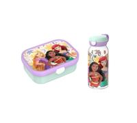 Mepal - Kit de pause Campus - Set pour enfants avec gourde avec couvercle rabattable et boîte à lunch - Kit repas pour l'école ou les déplacements - Passe au lave-vaisselle - 600 + 750 ml - Princess