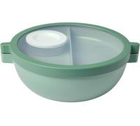 Rosti Mepal Boîte à bento Vita Basique avec compartiments, plateau vinaigrette 1500 ml Nordic sage