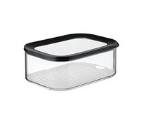 Mepal Modula Boîte à fromage de 2000 ml noire pour le réfrigérateur en plastique avec insert anti-condensation convient au lave-vaisselle 22,4 x 16 x 8,6 cm
