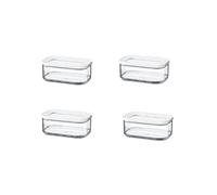 Mepal Modula Lot de 4 boîtes de conservation de 425 ml blanches idéales pour la conservation des aliments secs