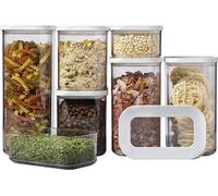 Mepal - Boîte de conservation Modula 7 pièces - coffret cadeau - idéal pour la conservation de denrées sèches - stockage cuisine - passe au lave-vaisselle.