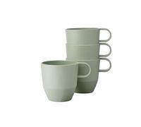 Mepal - Mug 4 pièces Silueta - Tasse à thé et à café - Lavable au lave-vaisselle et résistant au micro-ondes - Vaisselle - 300 ml - Nordic sage