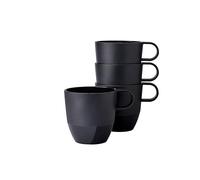 Mepal - Mug 4 pièces Silueta - Tasse à thé et à café - Lavable au lave-vaisselle et résistant au micro-ondes - Vaisselle - 300 ml - Nordic black