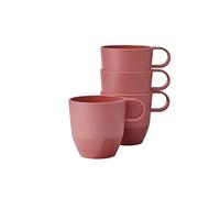 Mepal - Mug 4 pièces Silueta - Tasse à thé et à café - Lavable au lave-vaisselle et résistant au micro-ondes - Vaisselle - 300 ml - Vivid mauve