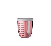Mepal - Panier à Fruits et Légumes Ellipse - Panier à Fruits - Idéal pour les Fruits et Légumes en Déplacement - Boîte à Fruits avec Fourchette et Passoire - 600 ml - Nordic Pink
