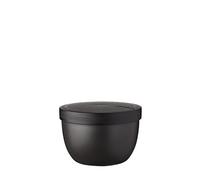Mepal - Panier à Snack Ellipse - Contenant Alimentaire pour Conserver et Transporter des Snacks - Convient au Congélateur, au Micro-ondes et au Lave-vaisselle - 350 ml - Nordic Black