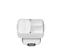 Mepal - Panier-Repas Bento Take A Break pour Midi - Boite Repas Compartiment - Lunchbox pour Sandwichs, Petits Snacks et Restes - Snack & Déjeuner - 900 ml - White