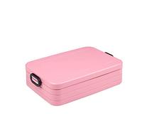 Mepal - Panier-Repas Take a Break Large - Boîte à Déjeuner en Déplacement - Pour 4 Sandwiches ou 8 Tranches de Pain - Lavable au Lave-Vaisselle - 1500 ml - Nordic Pink