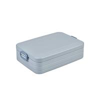 Mepal Lunch Box Large - Lunch Box To Go - For 4 Sandwiches or 8 Slices of Bread - Snack & Lunch - Lunch Box Adults - Nordic blue