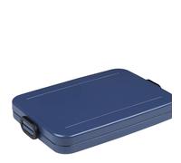 Mepal - Panier-Repas Take A Break Plate - Idéale pour le Sac à Dos ou le Sac d'Ordinateur Portable - Boîte à Déjeuner pour 2 Sandwichs ou 4 Tranches de Pain - 800 ml - Nordic Denim