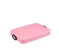 Mepal - Panier-Repas Take A Break Plate - Idéale pour le Sac à Dos ou le Sac d'Ordinateur Portable - Boîte à Déjeuner pour 2 Sandwichs ou 4 Tranches de Pain - 800 ml - Nordic Pink